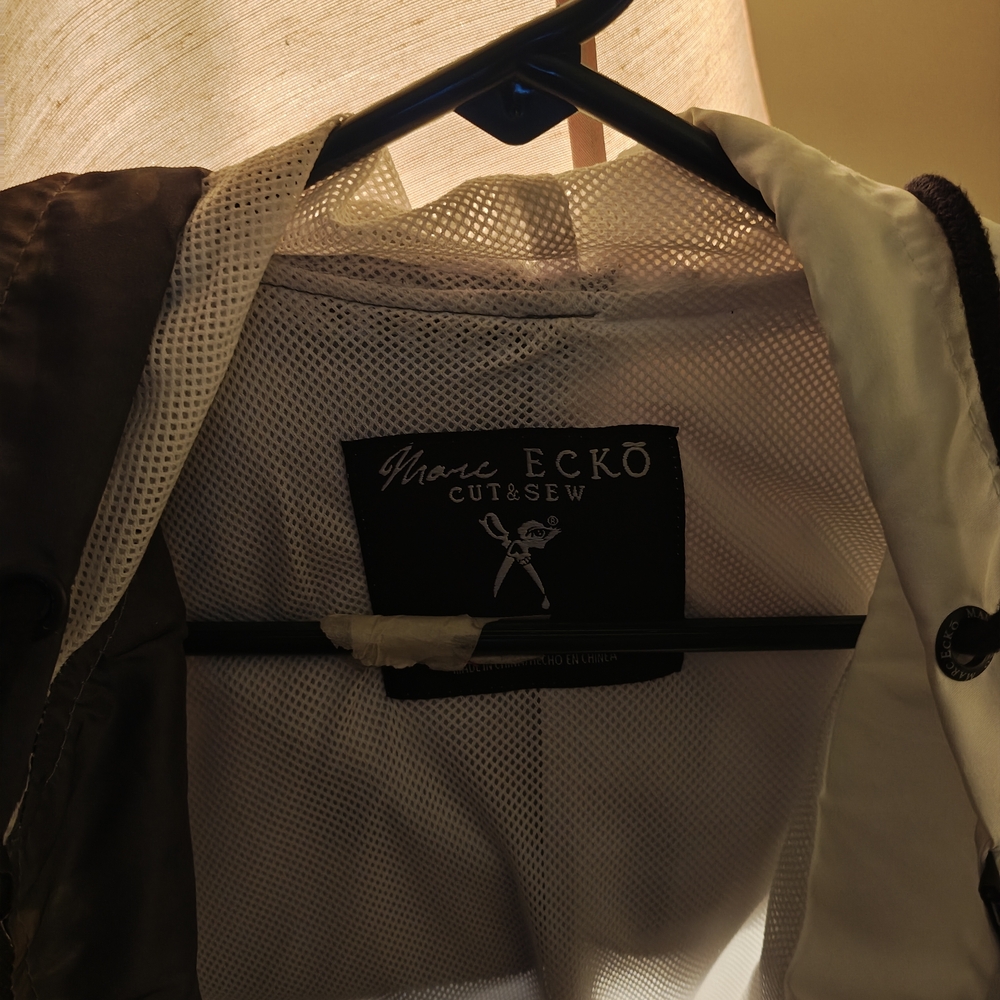 Marc Ecko Brown and White Jacket